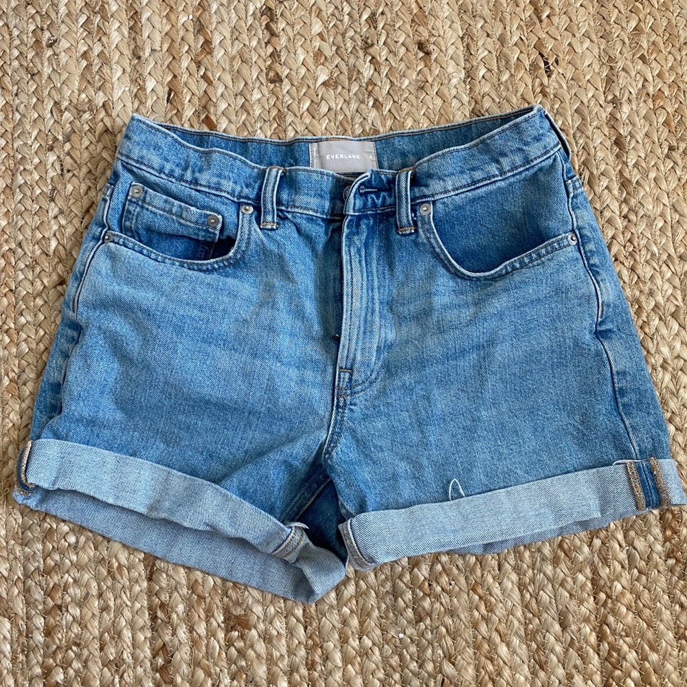 Everlane denim shorts